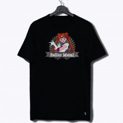 Metal Sailormoon 90s Anime T Shirt