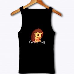 Free Hugs Hedhegog Cartoon Tank Top