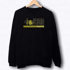 She Was On A Journey Strong Girl Sweatshirt