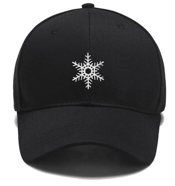 Snowflake snow seasonal winter geometric Twill Hat