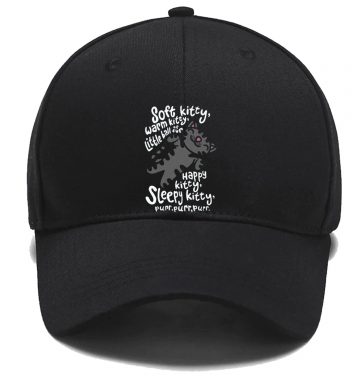 The Big Bang Theory Soft Kitty Sheldon Cooper Charcoal Adult Twill Hat