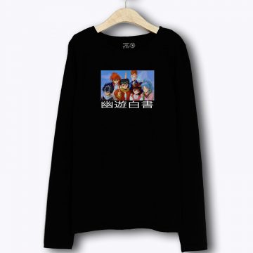 Yuyu Hakusho Team 90s Anime Long Sleeve