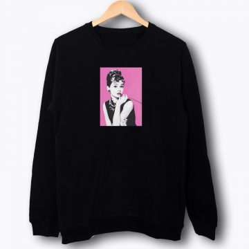 Audrey Hepburn Actress Breakfast at Tiffany Sweatshirt
