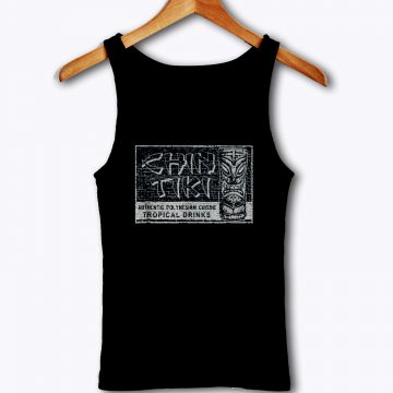 Chin Tiki Cocktail Tank Top