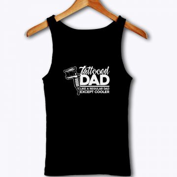 Dad Tattoo Biker Metal Tank Top