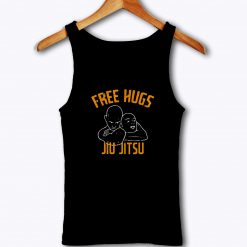 Free Hugs Jiu Jitsu Funny Fighter Martial Arts Vintage Tank Top