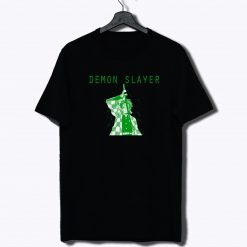 Green Tanjirou Demon Slayer T Shirt