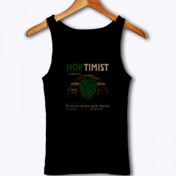 Hoptimist Definition Meaning Vintage Tank Top