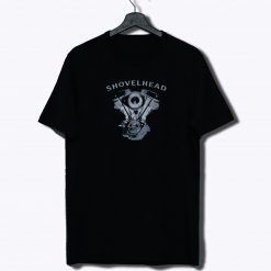SHOVELHEAD Grey Engine T Shirt