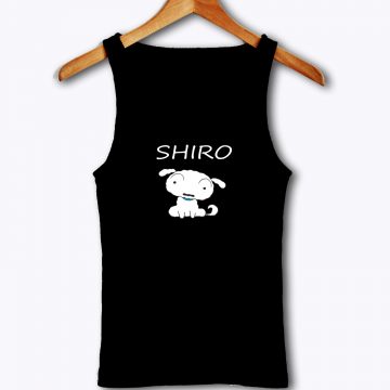 Shiro Dog Crayon Shinchan Tank Top
