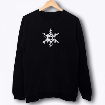 Snowflake snow seasonal winter geometric Sweatshirt