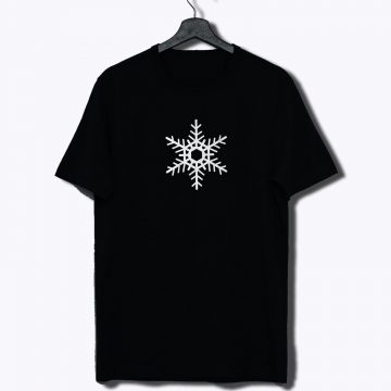 Snowflake snow seasonal winter geometric T Shirt