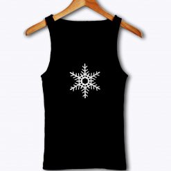 Snowflake snow seasonal winter geometric Tank Top