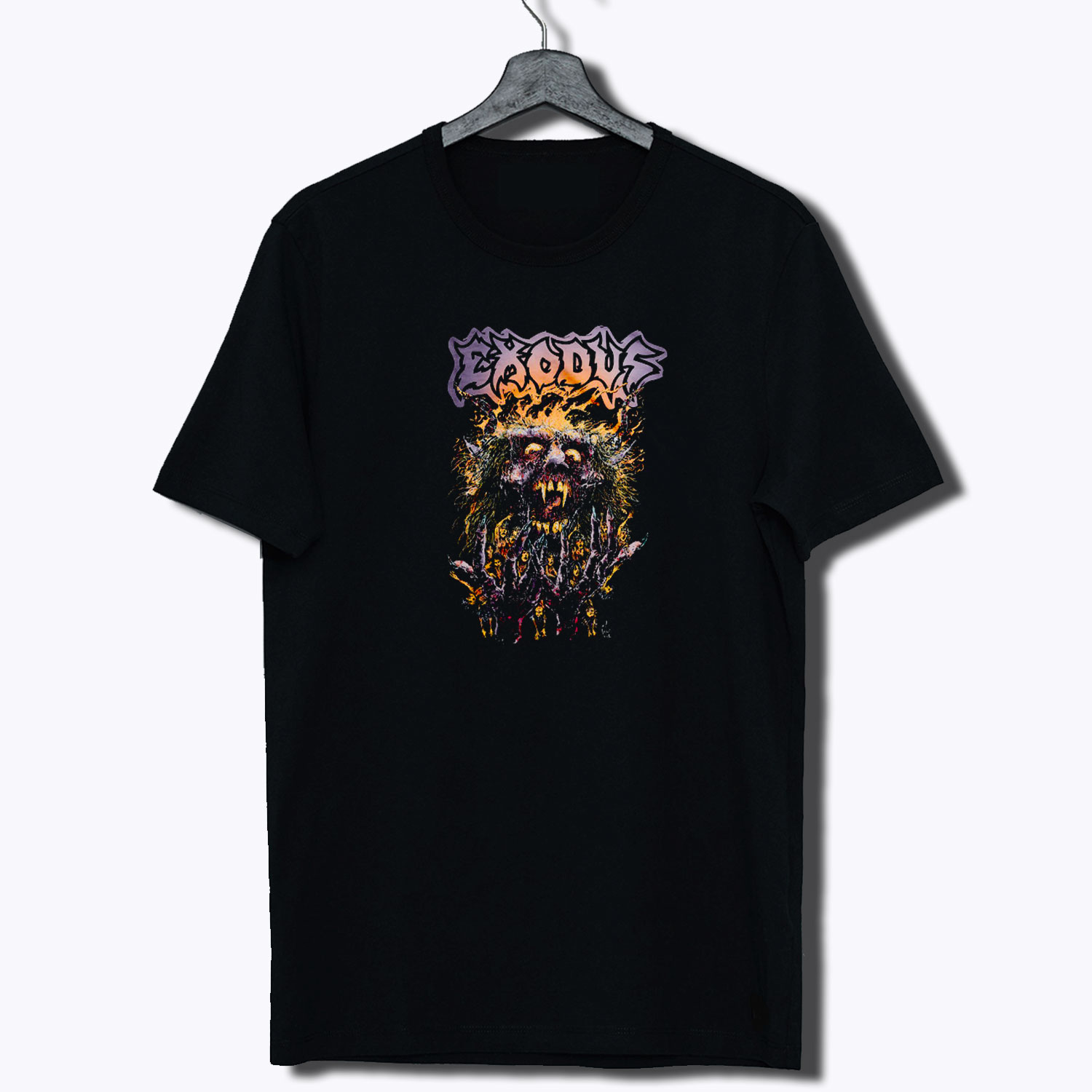 Splatter Head Exodus Band T Shirt - shopbelike