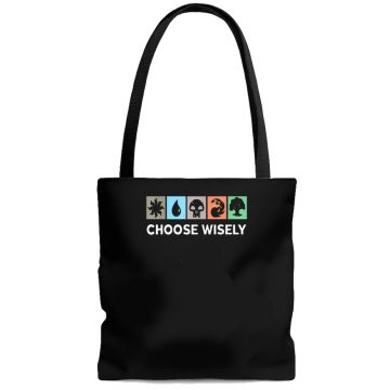 Choose Wisely Vintage AOP Tote Bag