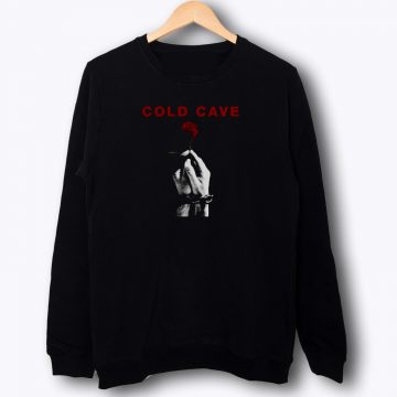 Cold Cave Roses 80s Rock Sweatshirt