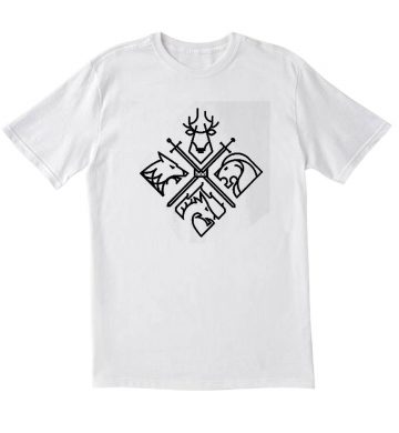 4 Houses Game Of Thrones Mini Tees