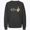 49 plus 1 gesture Rude Middle Crewneck Sweatshirt