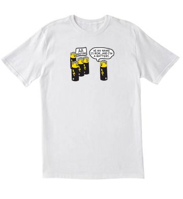 AA Battery Meeting Tees