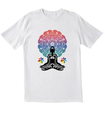 Aztec Yoga Buddha Chakra Meditation Tees