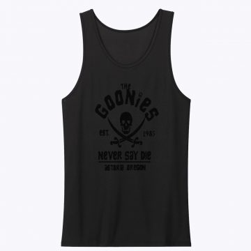 Distressed The Goonies Never Say Die Tank Top