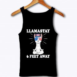 Llamastay 6 Feet Away socialism socialist Tank Top