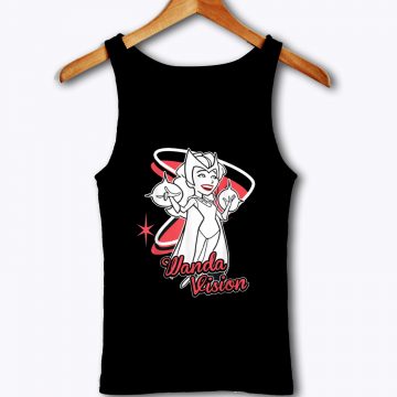 Retro Cartoon WandaVision Scarlet Witch Tank Top