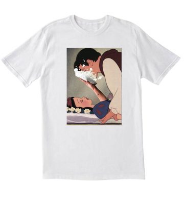 Snow White Pie Face Funny Parody Tees