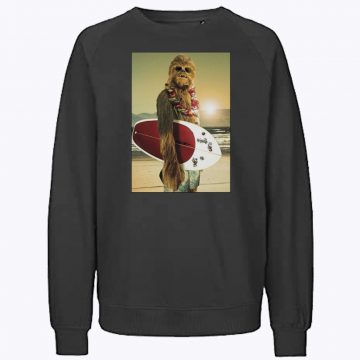 Star Wars Chewbacca Surfing Funny Sweatshirt