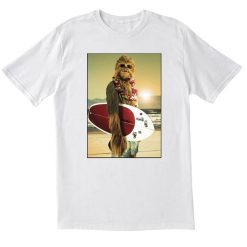 Star Wars Chewbacca Surfing Funny Tees