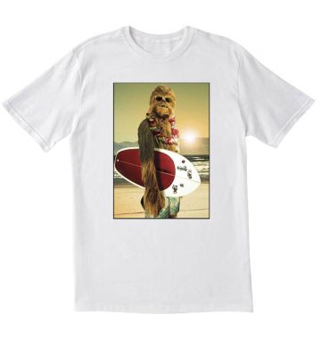 Star Wars Chewbacca Surfing Funny Tees