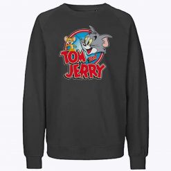 Tom and Jerry Cartoon Cat and Mouse Sweatshirt