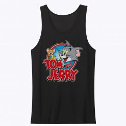 Tom and Jerry Cartoon Cat and Mouse Tank Top