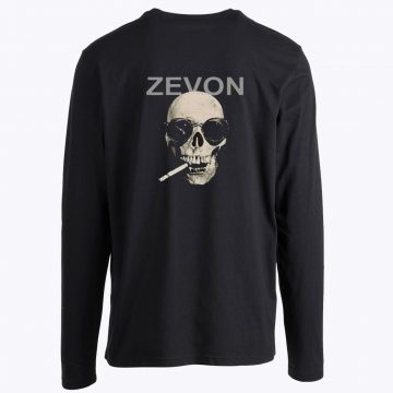 Warren Zevon Skull Long Slevees