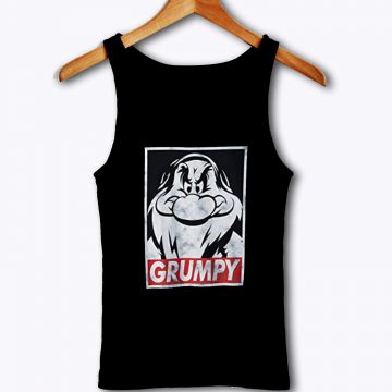 White and Seven Dwarfs Grumpy Tank Top