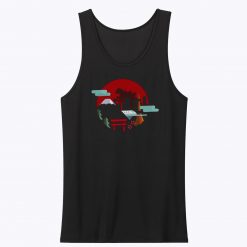 Godzilla The View Of The City Tank Top