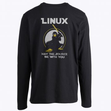 Linux May The Source Be With You Long Sleeve