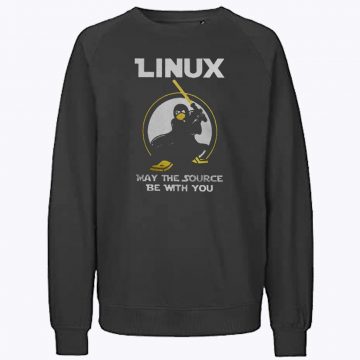 Linux May The Source Be With You Sweatshirt