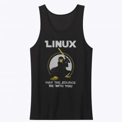 Linux May The Source Be With You Tank Top