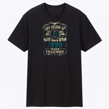 BORN In 1999 Year of Legends Unisex T Shirt