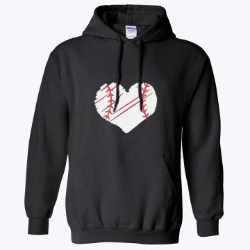 Baseball Heart Unisex Hoodie