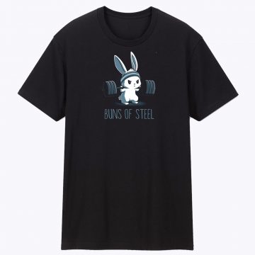 Buns Of Steel Bunny Gym Funny T Shirt
