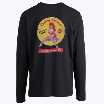 Cherry Cookies Retro Comic Long Sleeve