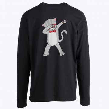 Dabbing Cat Long Sleeve Tee