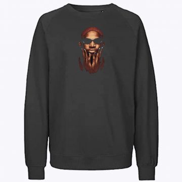 Dennis Rodman Bulls Face Sweatshirt