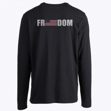 Flag Patriotic Military Army Long Sleeve Tee