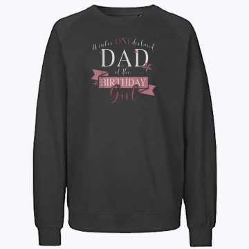Girl Dad Birthday Winter Sweatshirt