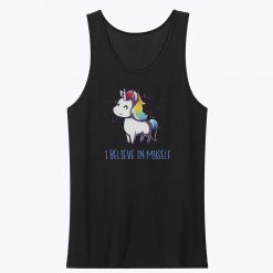 I Believe In Myself Cute Unicorn Horses Tank Top