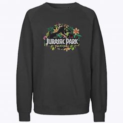 Jurassic Park Floral Tropical Fossil Sweatshirt