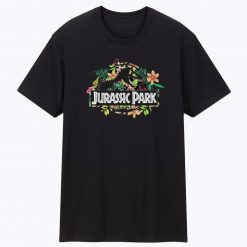 Jurassic Park Floral Tropical Fossil Unisex T Shirt